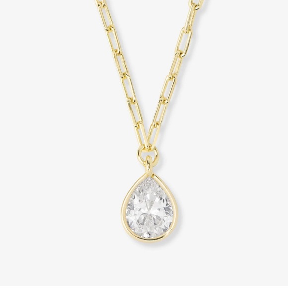 MELINDA MARIA NWT Drop of Perfection Necklace - Picture 1 of 3